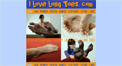 Desktop Screenshot of ilovelongtoes.com